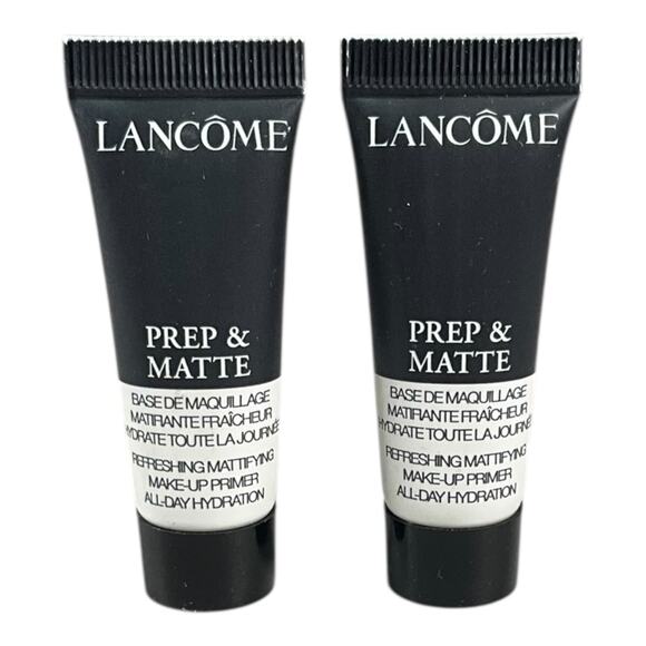 Lancôme Prep & Matte Primer Set of 2 Minis 10 ml Each Oil-Free Matt Makeup Base - Picture 3 of 3